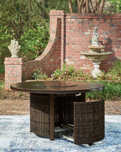 Load image into Gallery viewer, Monterey Point - Round Fire Pit Table - Dark Brown
