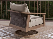 Load image into Gallery viewer, Harmony Headlands - Swivel Lounge With Cushion - Natural / Gray
