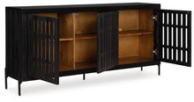 Load image into Gallery viewer, Vallisburg - Accent Cabinet - Black / Natural
