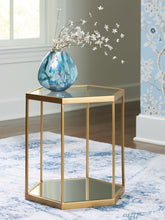Load image into Gallery viewer, Veerwick - Accent Cocktail Table - Gold Finish
