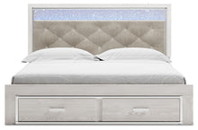 Load image into Gallery viewer, Altyra - King Upholstered Storage Bed - White
