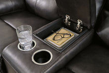 Load image into Gallery viewer, Mountainous - Power Reclining Loveseat With Console /Adj Headrest - Eclipse
