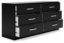 Load image into Gallery viewer, Finch - Six Drawer Dresser - Black
