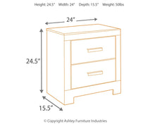 Load image into Gallery viewer, Culverbach - Two Drawer Night Stand - Gray
