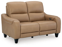 Load image into Gallery viewer, Mosswell - Power Reclining Loveseat With Adj Headrest - Toffee
