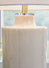Load image into Gallery viewer, Cylener - Ceramic Table Lamp - Off White
