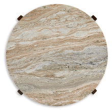 Load image into Gallery viewer, Tanidore - Round Cocktail Table - Warm Brown
