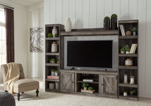 Load image into Gallery viewer, Wynnlow - 4-Piece Entertainment Center With LG TV Stand W/Fireplace Option - Gray
