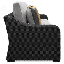 Load image into Gallery viewer, Beachcroft - 5-Piece Outdoor Sectional - Black / Light Gray
