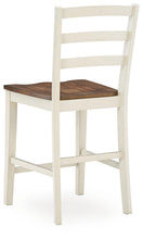 Load image into Gallery viewer, Brinfern - Barstool (Set of 2) - Brown / Antique White
