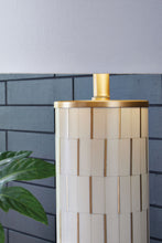 Load image into Gallery viewer, Faridworth - Poly Table Lamp - White / Gold Finish
