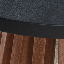 Load image into Gallery viewer, Kallari - Round End Table - Warm Brown / Black

