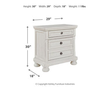 Load image into Gallery viewer, Robbinsdale - Two Drawer Night Stand - Antique White
