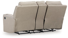 Load image into Gallery viewer, Lavenhorne - Dbl Rec Loveseat W/Console - Pebble
