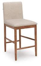 Load image into Gallery viewer, Isanti - Upholstered Barstool (Set of 2) - Light Brown
