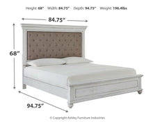 Load image into Gallery viewer, Kanwyn - Upholstered Panel Bed
