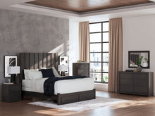 Load image into Gallery viewer, Fraluna - Two Drawer Night Stand - Charcoal
