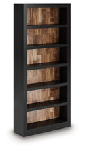 Load image into Gallery viewer, Wildenauer - 4 Pc. - Home Office Desk And Return, Swivel Desk Chair, Bookcase - Brown / Black
