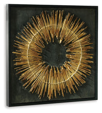 Load image into Gallery viewer, Buddins - Wall Art - Black / Gold Finish
