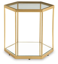 Load image into Gallery viewer, Veerwick - Accent Cocktail Table - Gold Finish
