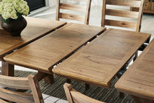 Load image into Gallery viewer, Ridgester - Rectangular Dining Room Extension Table - Light Brown
