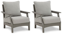 Load image into Gallery viewer, Visola - Lounge Chair w/Cushion (Set of 2) - Gray
