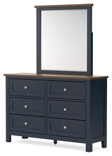 Load image into Gallery viewer, Landocken - Dresser and Mirror - Brown / Blue
