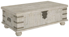 Load image into Gallery viewer, Carynhurst - Lift Top Cocktail Table - White Wash Gray

