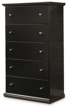 Load image into Gallery viewer, Maribel - Five Drawer Chest - Black
