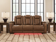 Load image into Gallery viewer, Gruaro - Power Reclining Sofa With Adjustable Headrest - Amber
