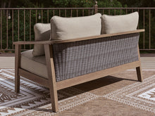 Load image into Gallery viewer, Harmony Headlands - Loveseat With Cushion - Natural / Gray
