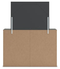 Load image into Gallery viewer, Fraluna - 3 Pc. - Queen Panel Storage Bed, Dresser And Mirror - Charcoal
