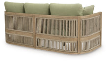Load image into Gallery viewer, Serena Shores - Sofa With Cushion - Beige / Green
