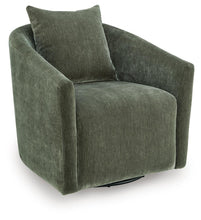 Load image into Gallery viewer, Leastow - Swivel Accent Chair - Loden
