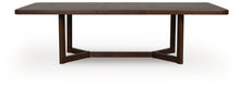 Load image into Gallery viewer, Dilenno - Rectangular Dining Room Extension Table - Dark Brown
