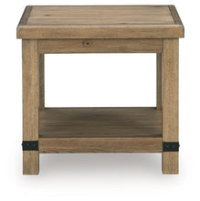Load image into Gallery viewer, Ridgester - Rectangular End Table - Light Brown
