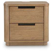 Load image into Gallery viewer, Pamaria - Two Drawer Night Stand - Light Brown
