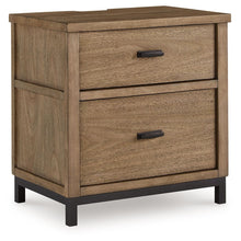 Load image into Gallery viewer, Tomtyn - Two Drawer Night Stand - Light Brown
