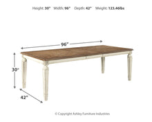 Load image into Gallery viewer, Realyn - Rectangular Dining Table Set

