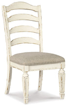 Load image into Gallery viewer, Realyn - Dining UPH Side Chair (Set of 2) - Ladderback - Chipped White
