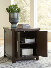 Load image into Gallery viewer, Breckington - Rectangular 2-door End Table - Dark Brown
