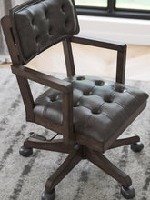 Load image into Gallery viewer, Breckington - Home Office Desk Chair - Dark Brown
