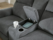 Load image into Gallery viewer, Barnsana - Dbl Power Reclining Loveseat With Console
