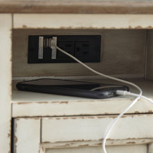 Load image into Gallery viewer, Realyn - Chair Side End Table - AC / USB - White / Brown
