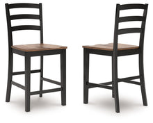 Load image into Gallery viewer, Wildenauer - Barstool (Set of 2) - Brown / Black
