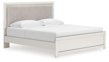 Load image into Gallery viewer, Zuraleus - Upholstered Panel Platform Bed With Roll Slats
