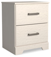 Load image into Gallery viewer, Stelsie - Two Drawer Night Stand - White

