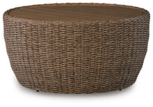 Load image into Gallery viewer, Double Point - Round Cocktail Table - Beige
