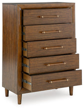 Load image into Gallery viewer, Lyncott - Five Drawer Chest - Brown
