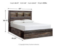 Load image into Gallery viewer, Drystan - Panel Bookcase Bed

